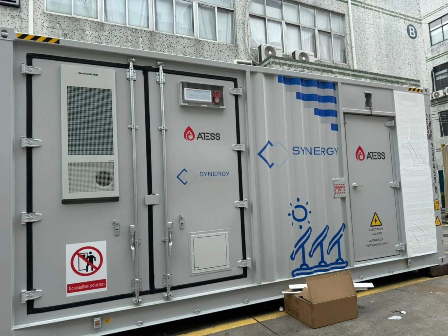 Kambwese ATESS container