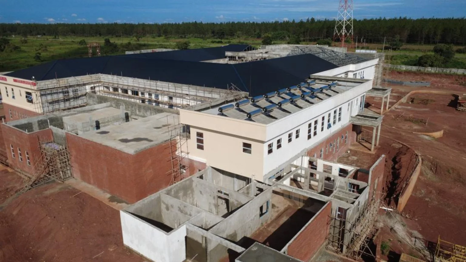 Ndola Cancer Centre solar water heating
