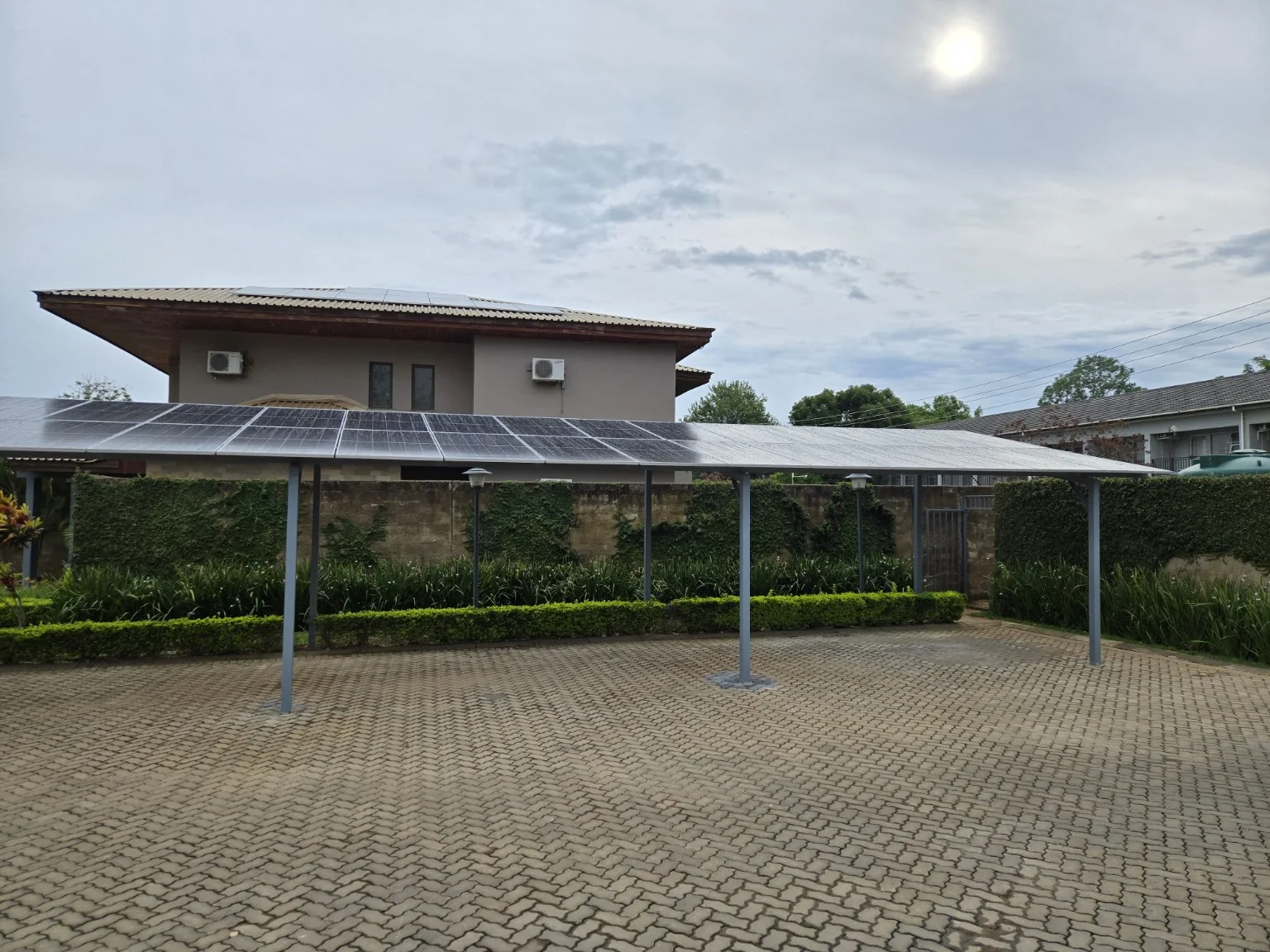 Solar carport at One Sunningdale