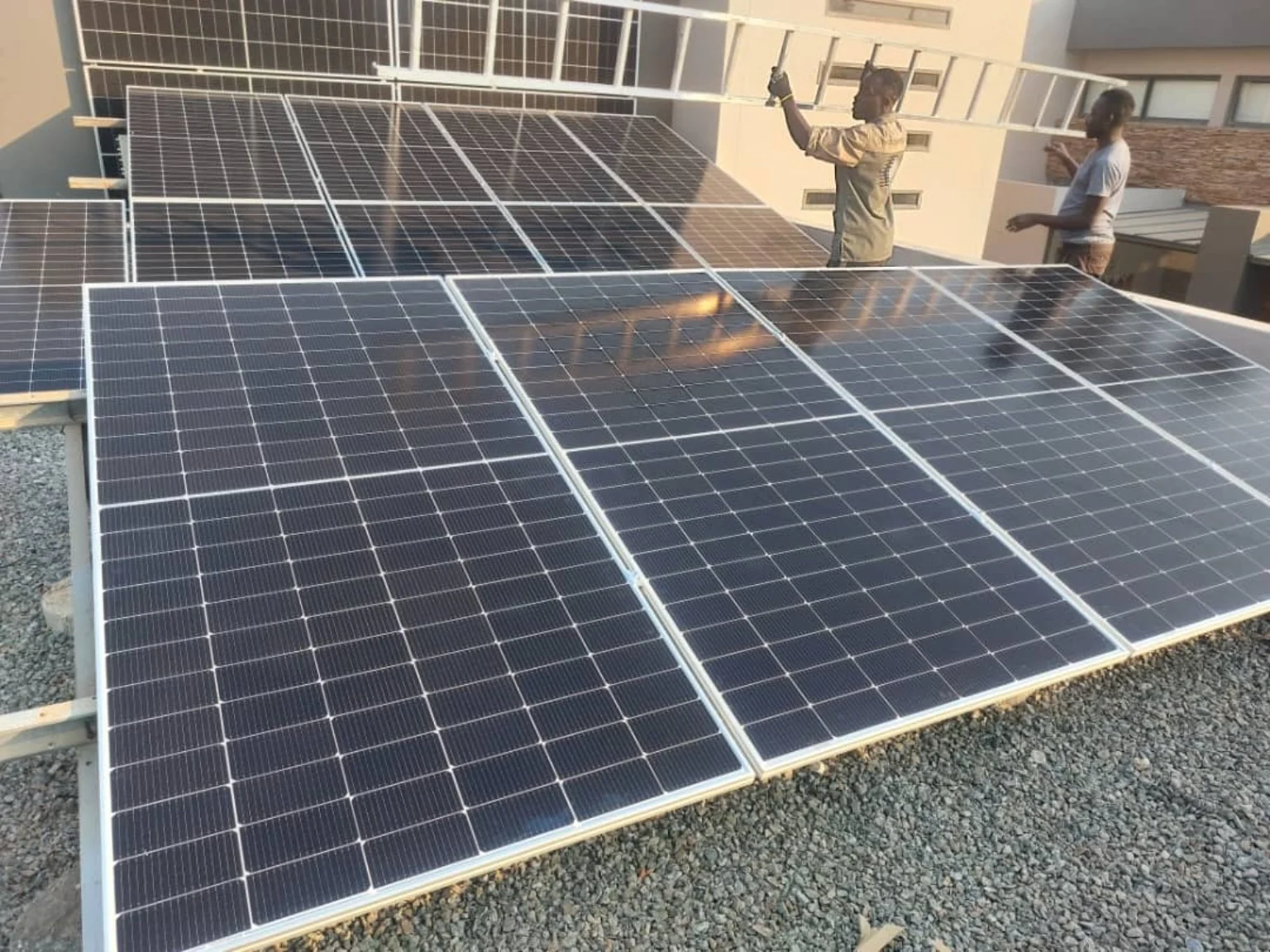 Rooftop solar PV detail