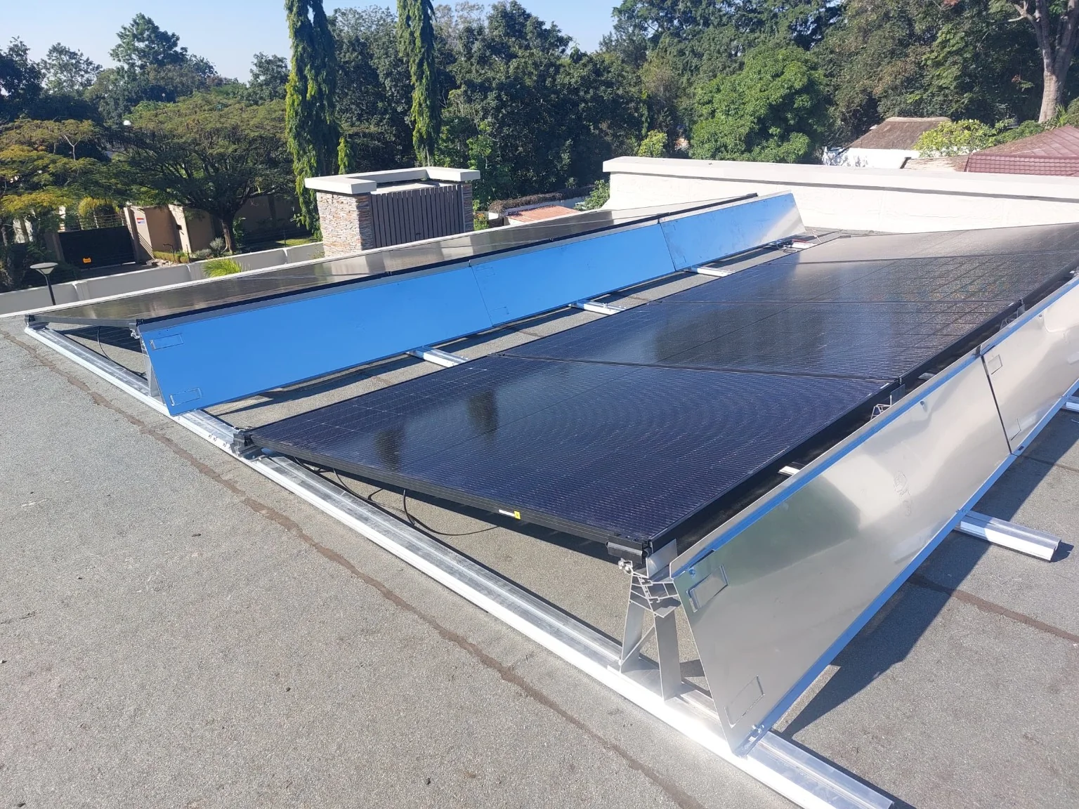 Engineered rooftop solar mounting
